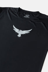 Chest Eagle Sports T Shirt - Black